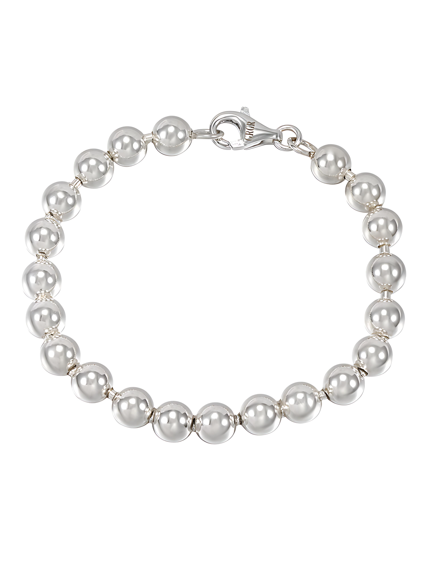 925 Sterling Silver Beaded Bracelet – Minimalist Luxury for Modern Elegance