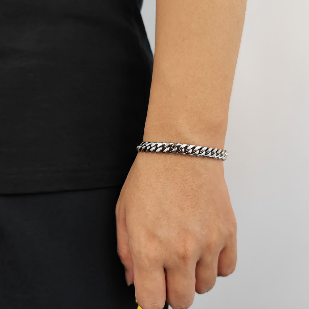 Signature Cuban Link Bracelet in Gold & Steel | Premium Minimalist Edition