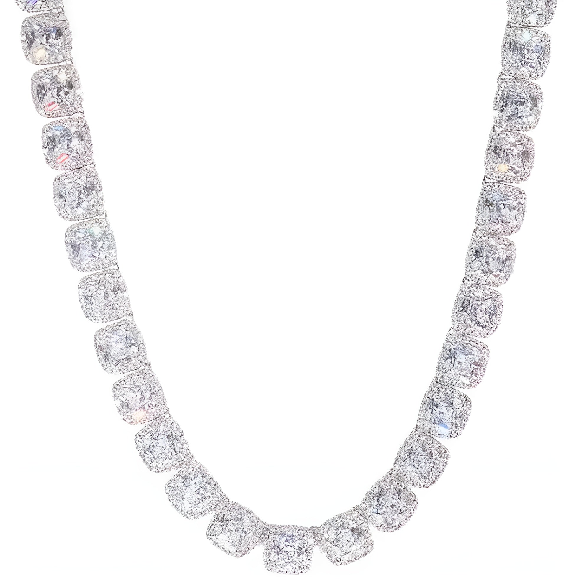 S925 Sterling Silver 8mm Iced Prong Chain – European Heritage Edition