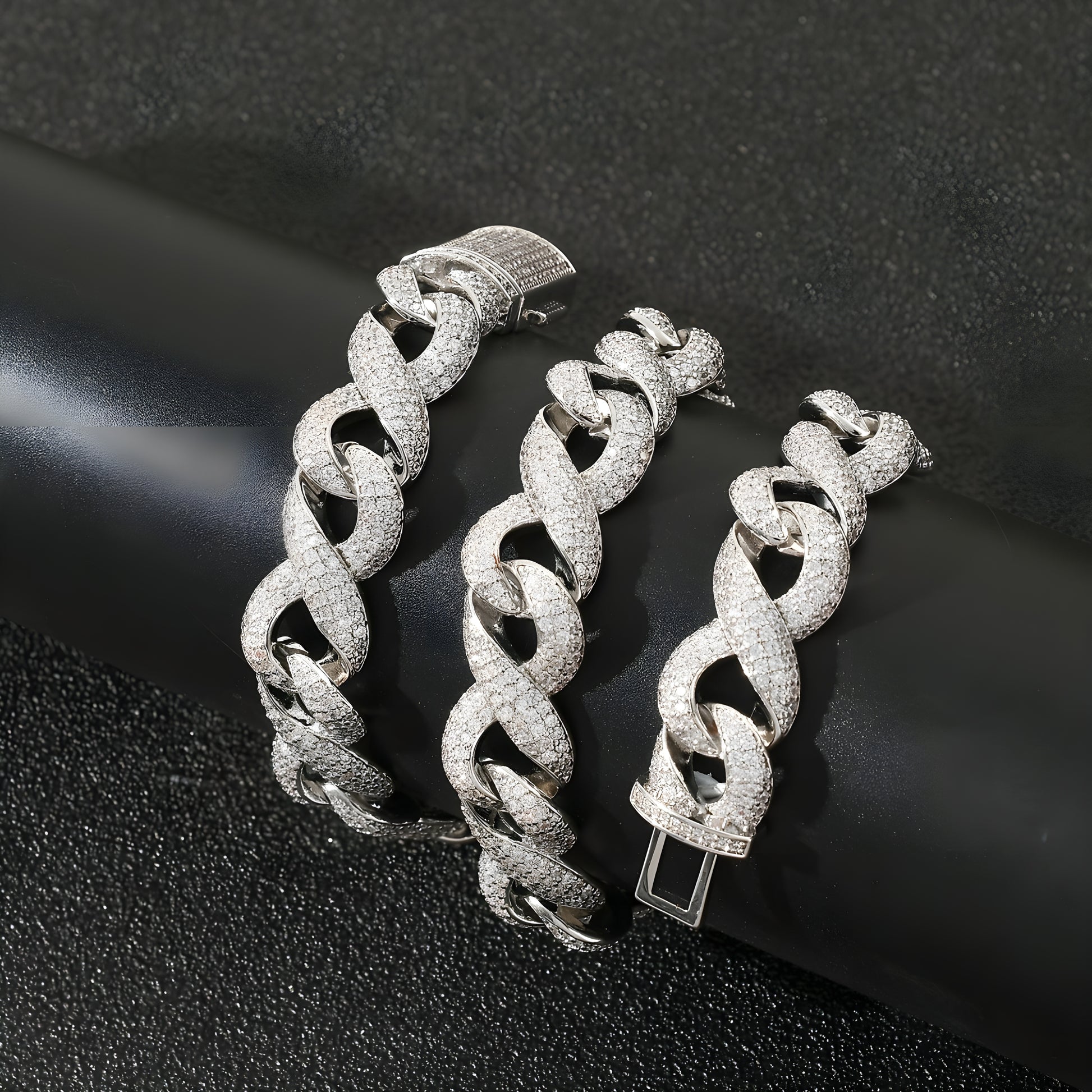 15mm Iced Cuban Link Chain – 5A+ Cubic Zirconia Statement Necklace with Real Gold Plating