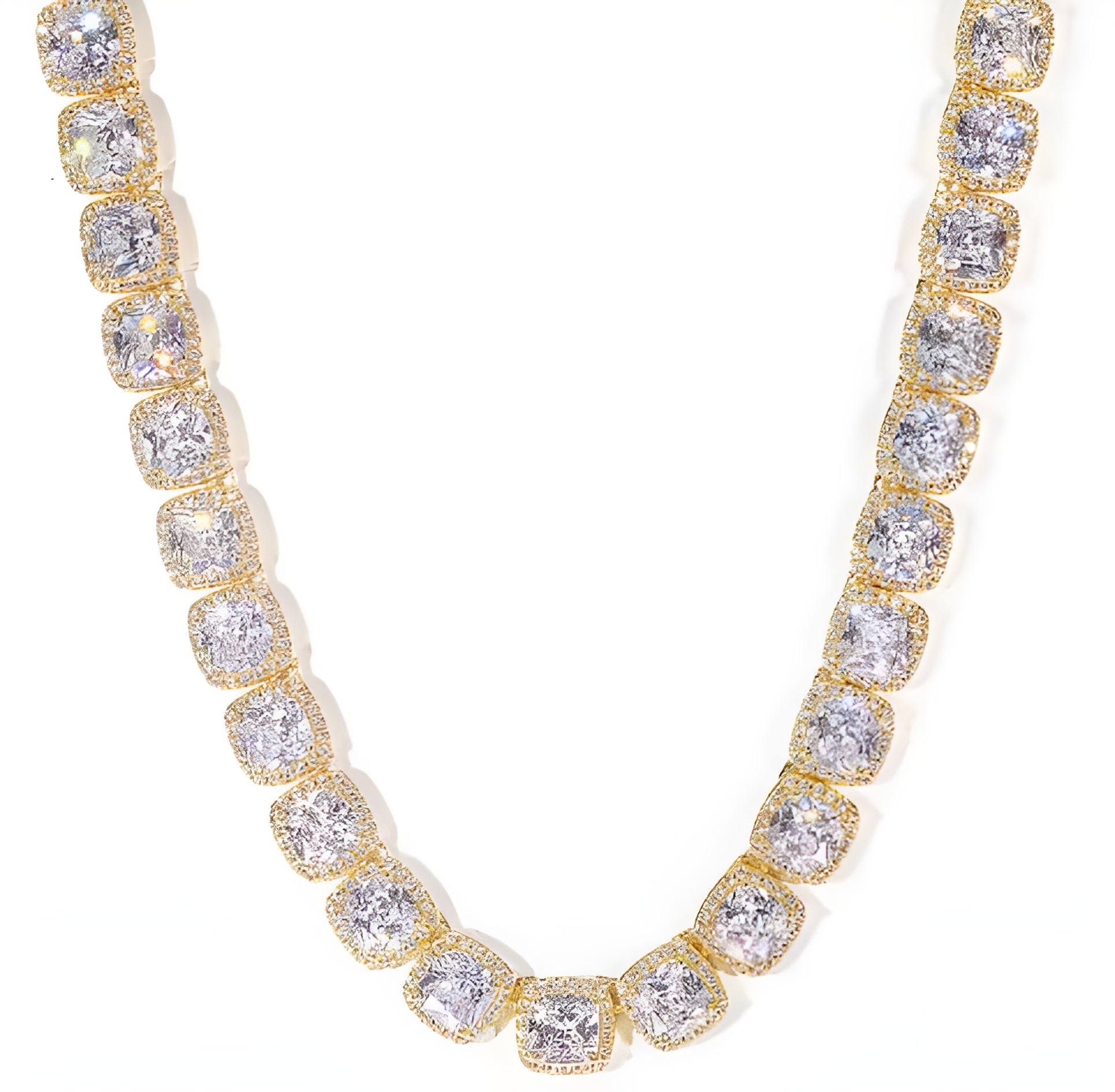 S925 Sterling Silver 8mm Iced Prong Chain – European Heritage Edition
