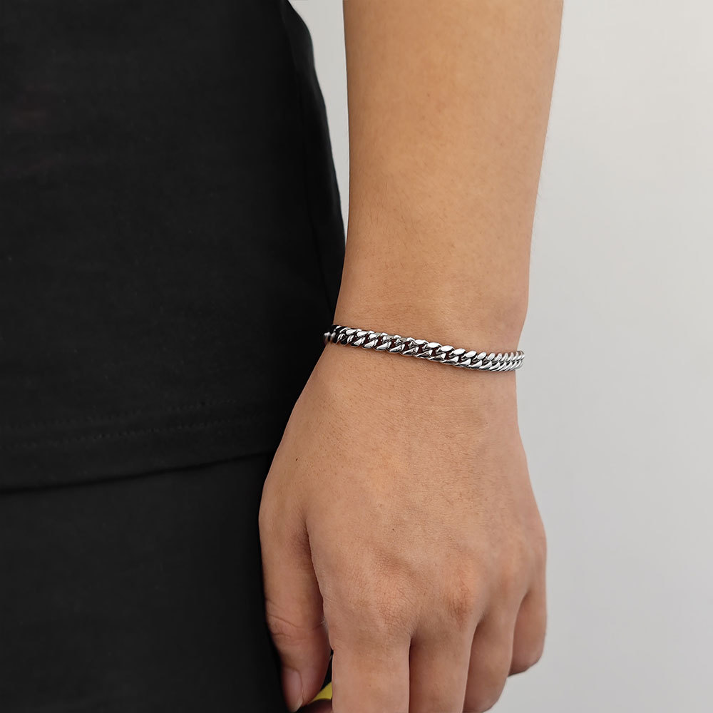 Signature Cuban Link Bracelet in Gold & Steel | Premium Minimalist Edition