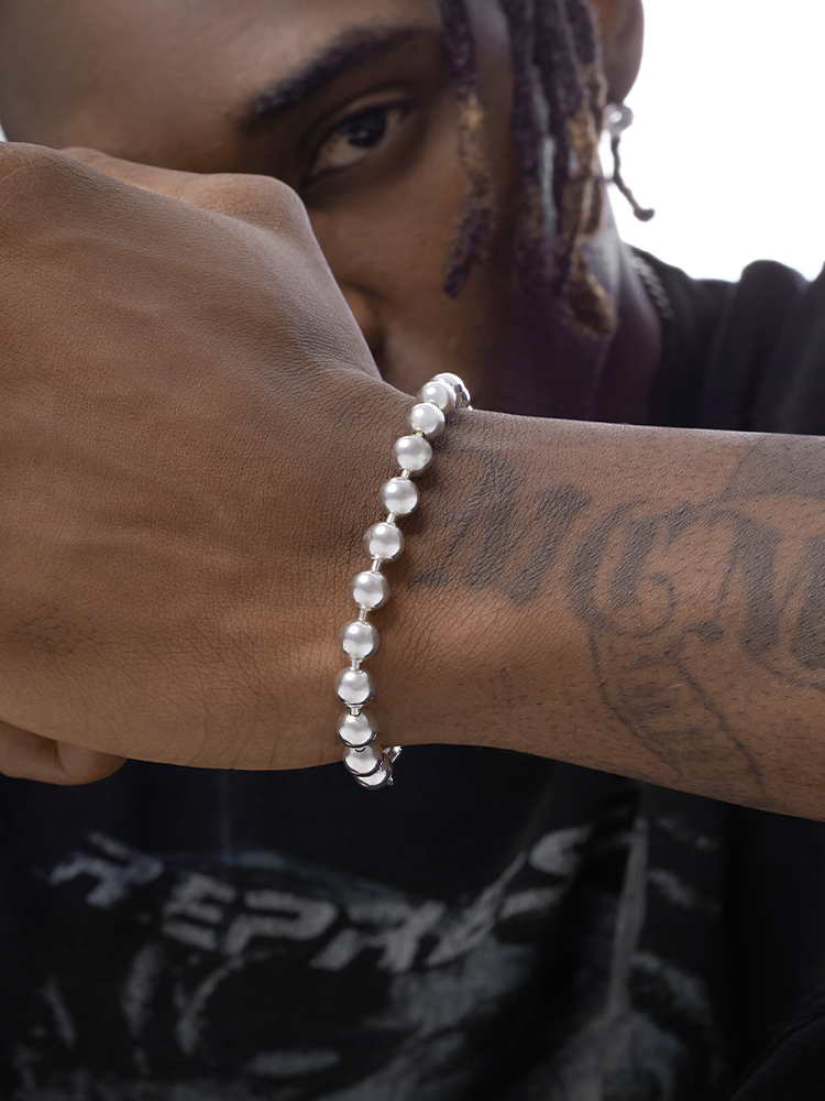 925 Sterling Silver Beaded Bracelet – Minimalist Luxury for Modern Elegance